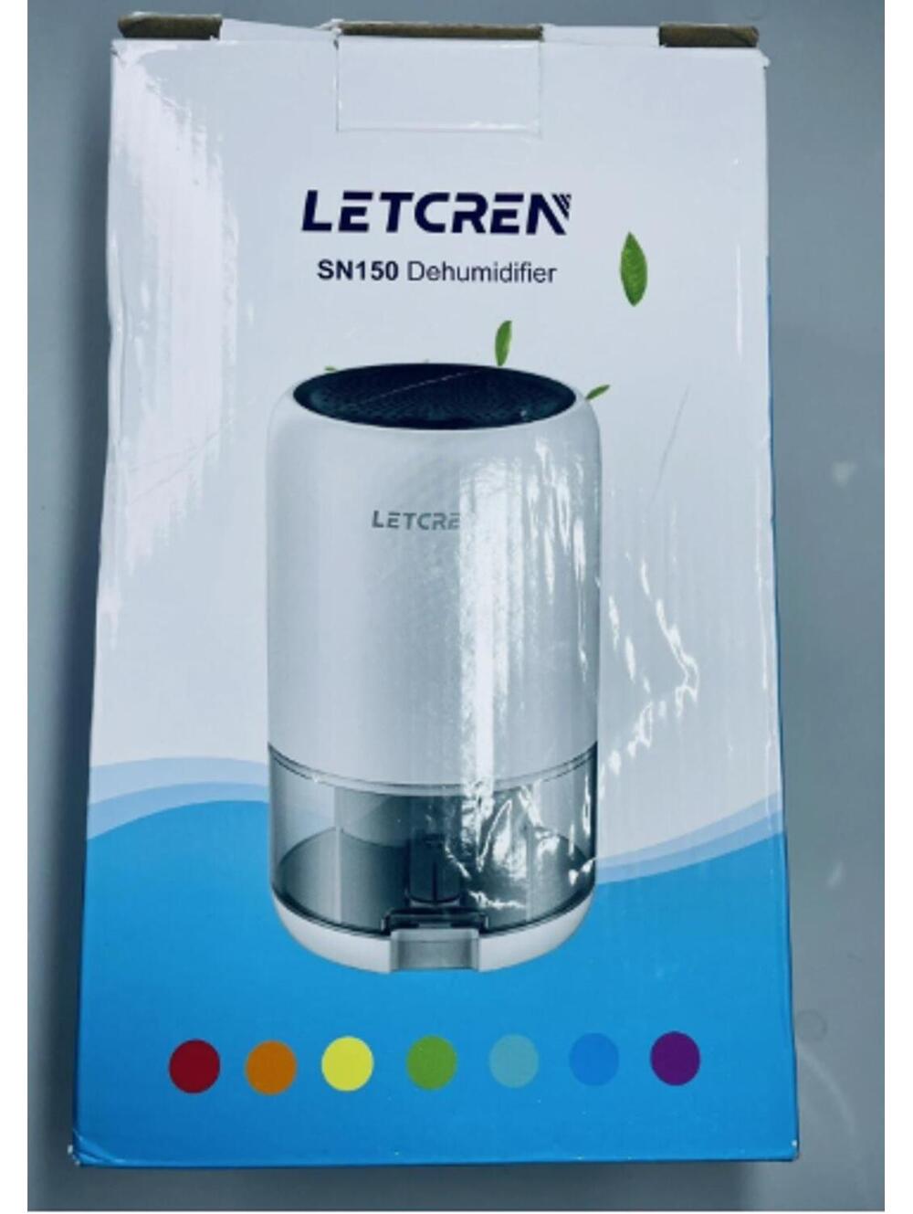LETCREN Dehumidifier SN150 Quiet & Portable, RGB Lights -  35 Ounce